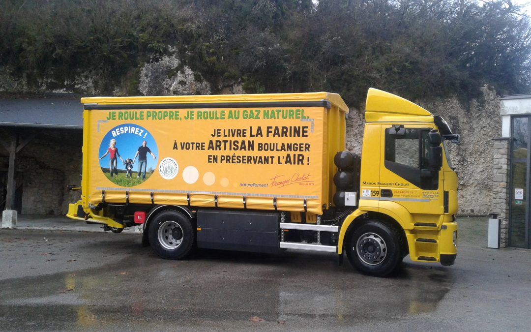 camion biogaz françois cholat transport responsable